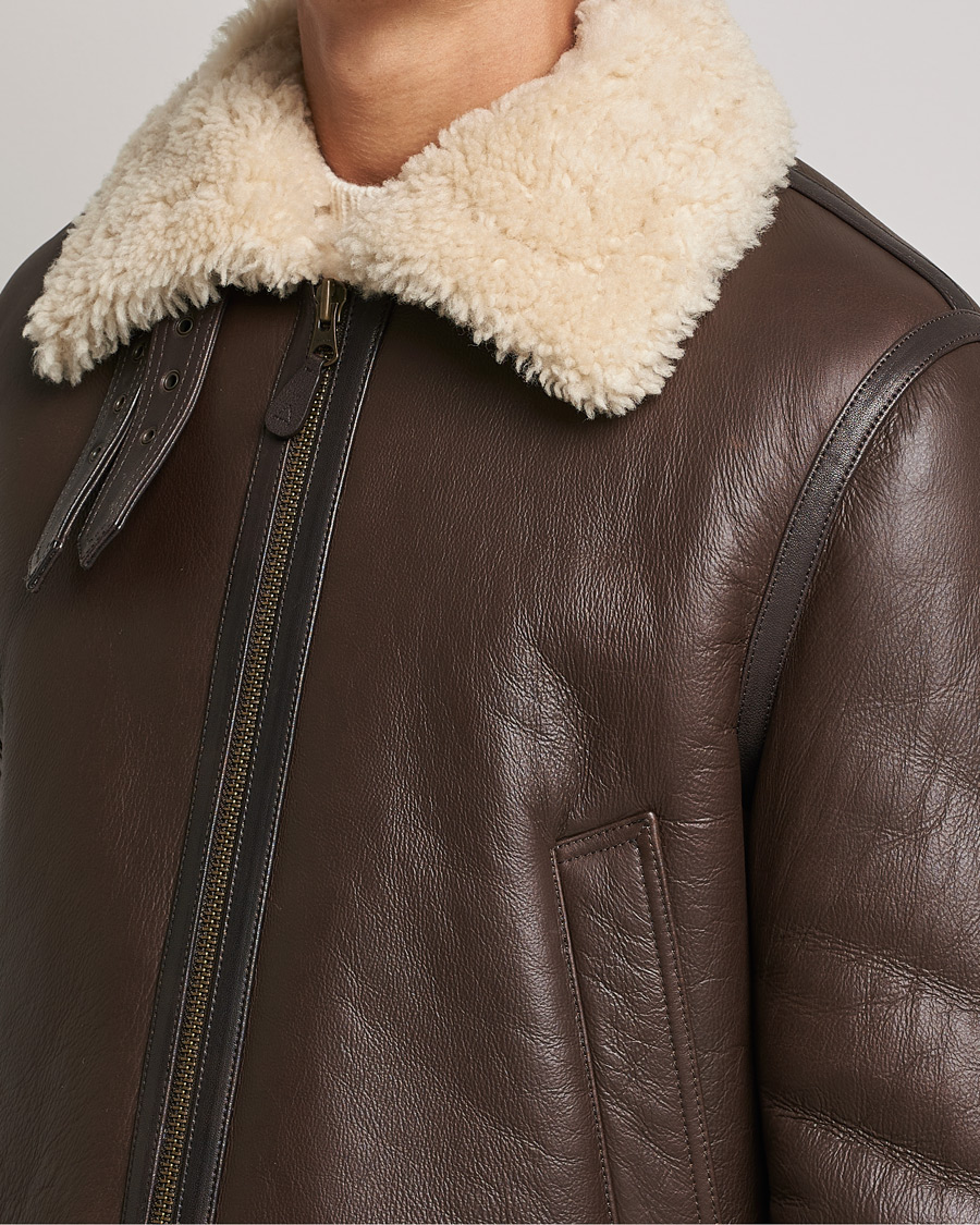 Heren | Jassen | GANT | The Shearling Jacket Rich Brown