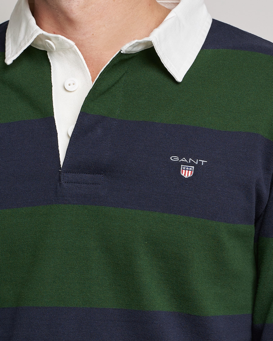 Homme | Pulls Et Tricots | GANT | Original Barstripe Heavy Rugger Storm Green