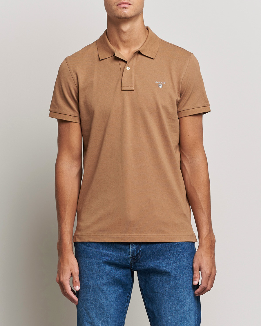 Heren | Polo's | GANT | The Original Polo Roasted Walnut