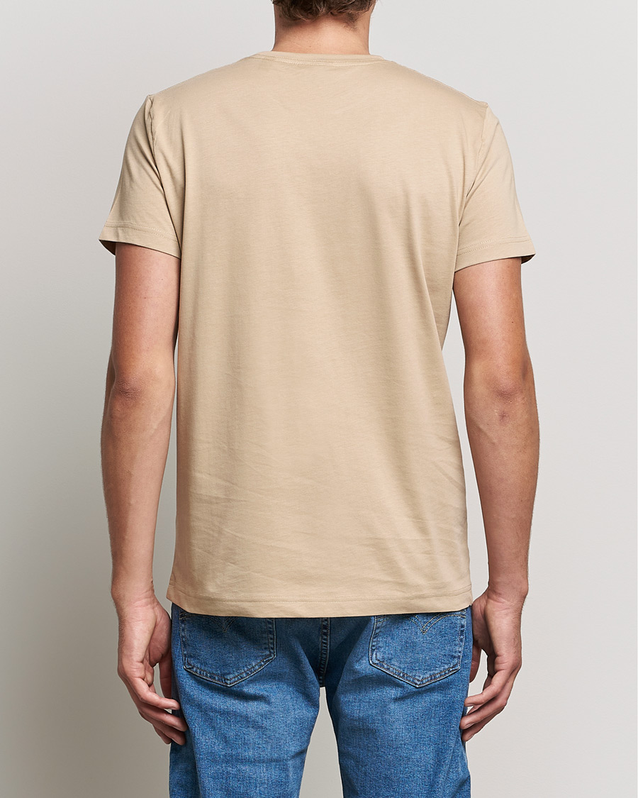 Homme | T-shirts | GANT | The Original T-shirt Hazelwood Beige