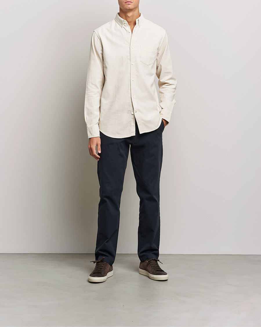 Heren | Overhemden | GANT | Regular Fit Corduroy Shirt Putty