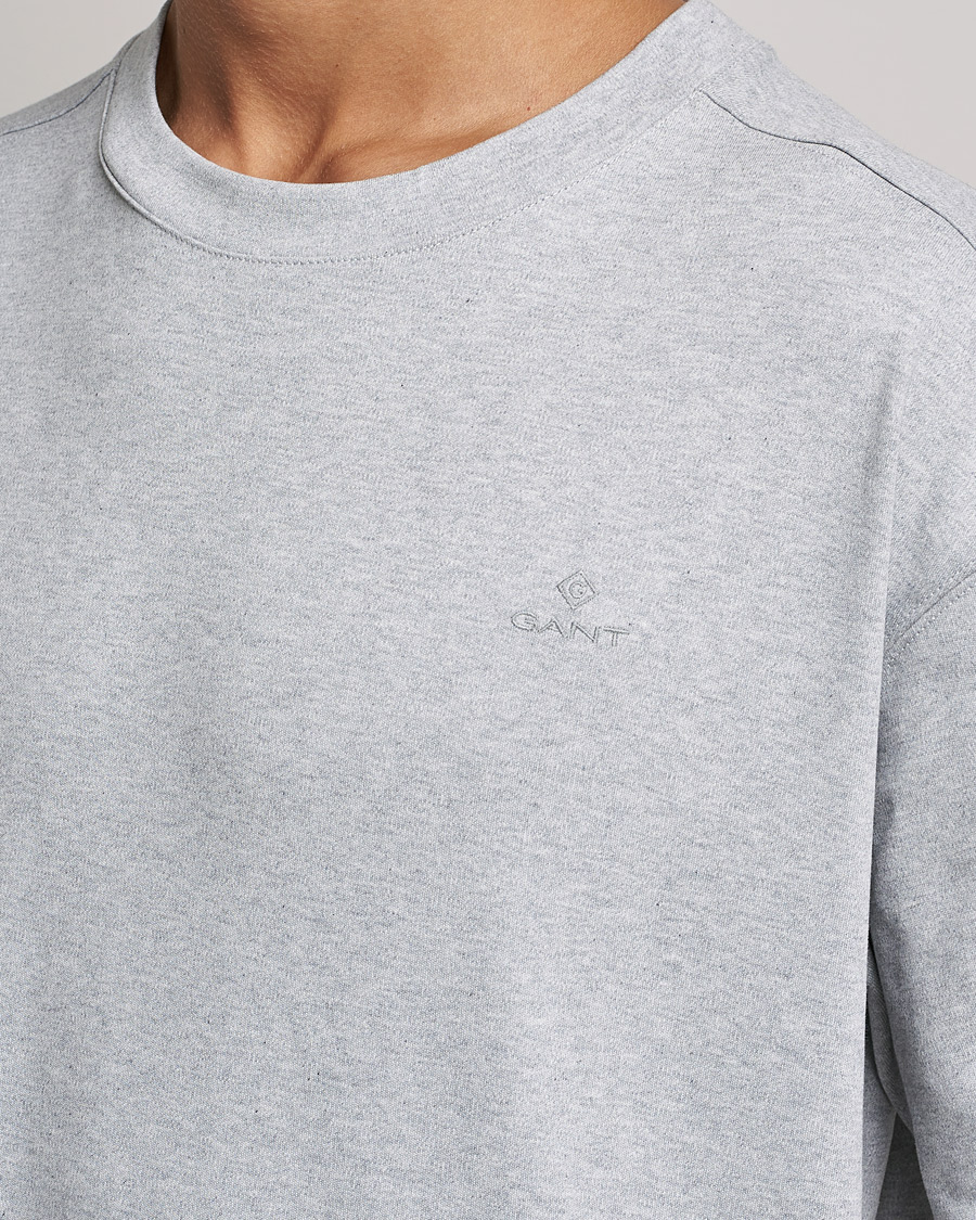 Heren | Pyjama's en gewaden | GANT | Premium Loungewear Set Light Grey Melange