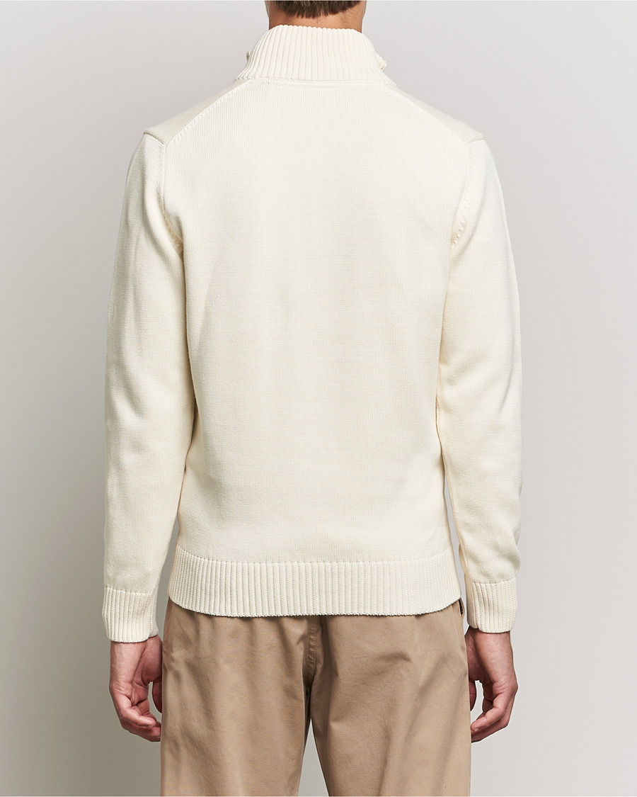 Homme | Pulls Et Tricots | GANT | Cotton Half Zip Cream