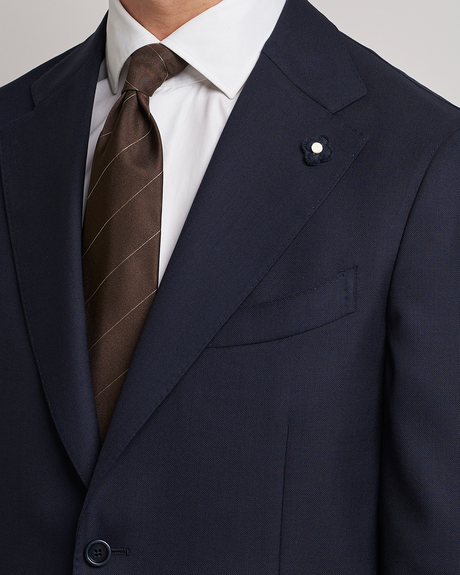 Heren | Blazers | Lardini | Patch Pocket Wool Blazer Navy