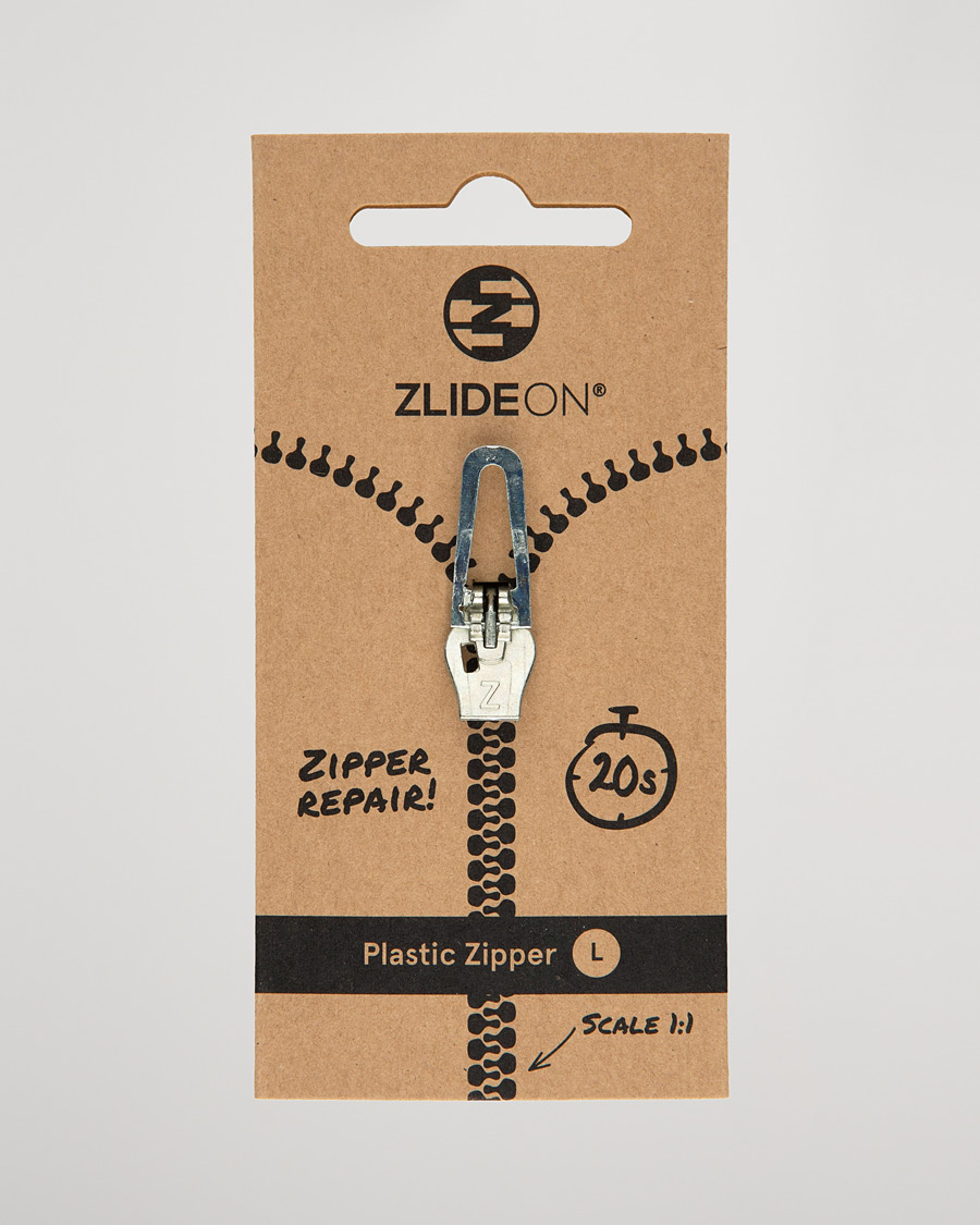 Heren | Kledingverzorging | ZlideOn | Normal Plastic Zipper Silver L