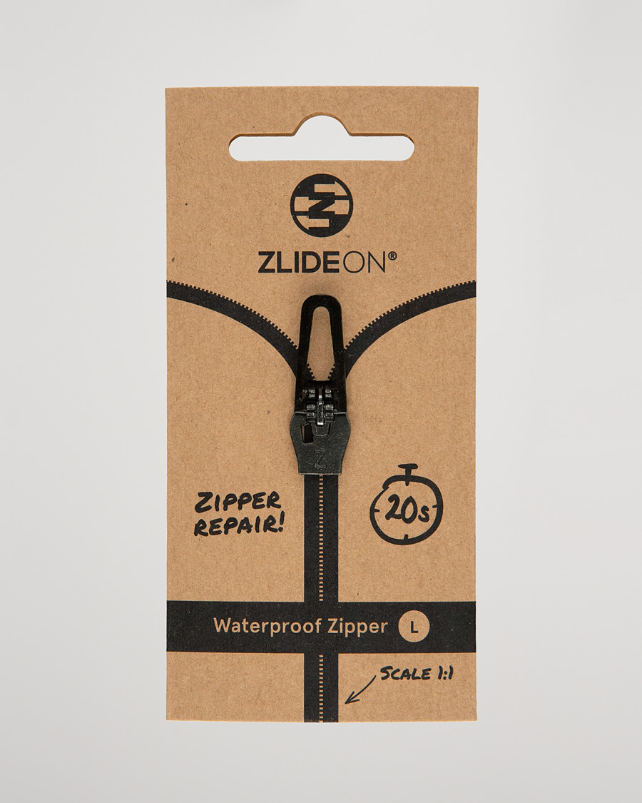 Homme | Entretien Des Vêtements | ZlideOn | Waterproof Zipper Black L