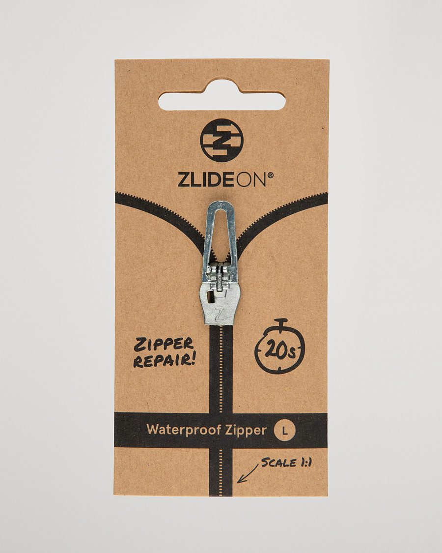 Heren | Kledingverzorging | ZlideOn | Waterproof Zipper Silver L