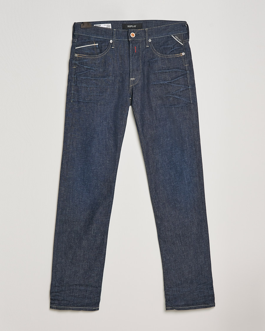 Homme | Jeans | Replay | Waitom Recyceled Stretch Jeans Dark Blue
