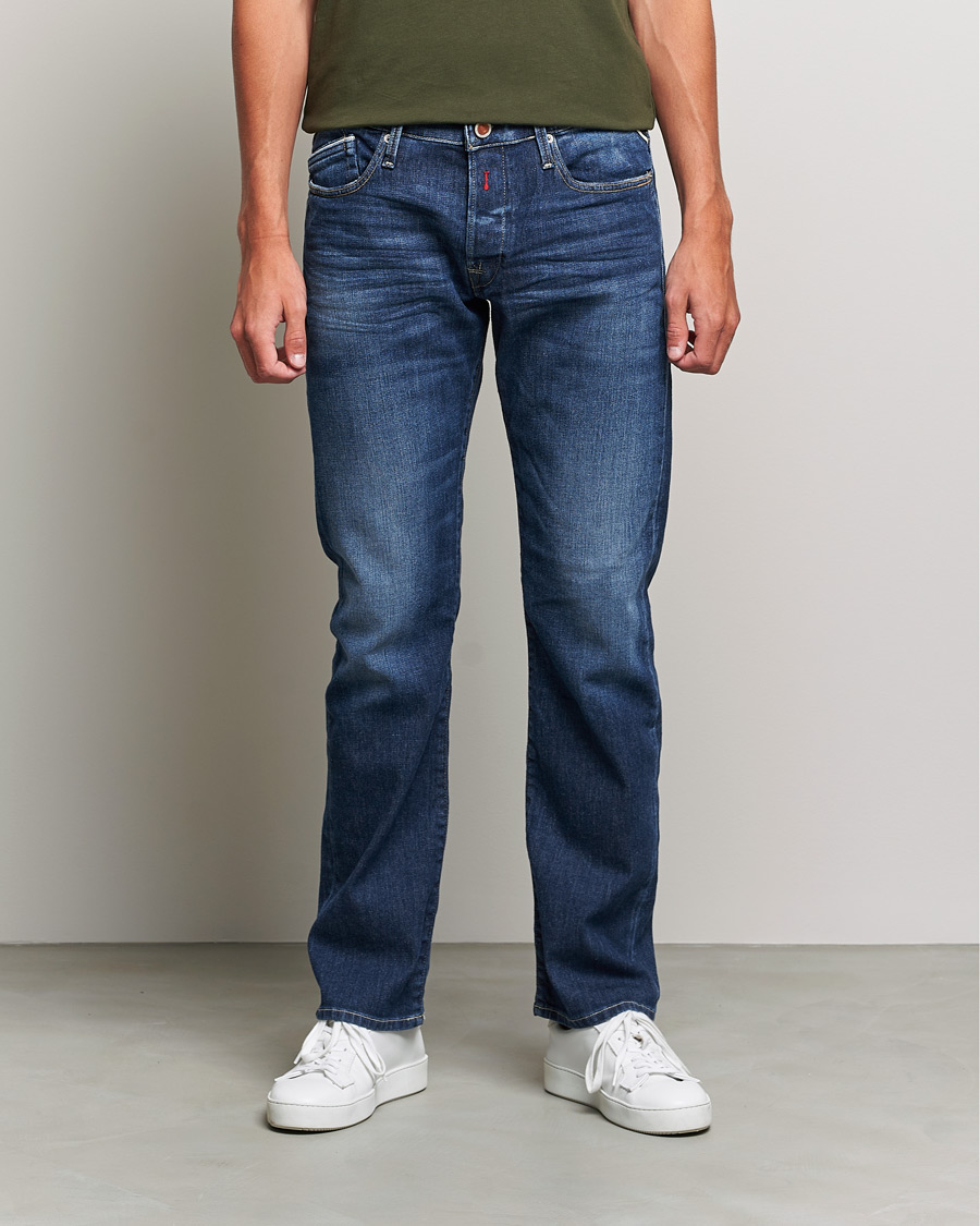 Heren | Jeans | Replay | Waitom Recycled Stretch Jeans Medium Blue