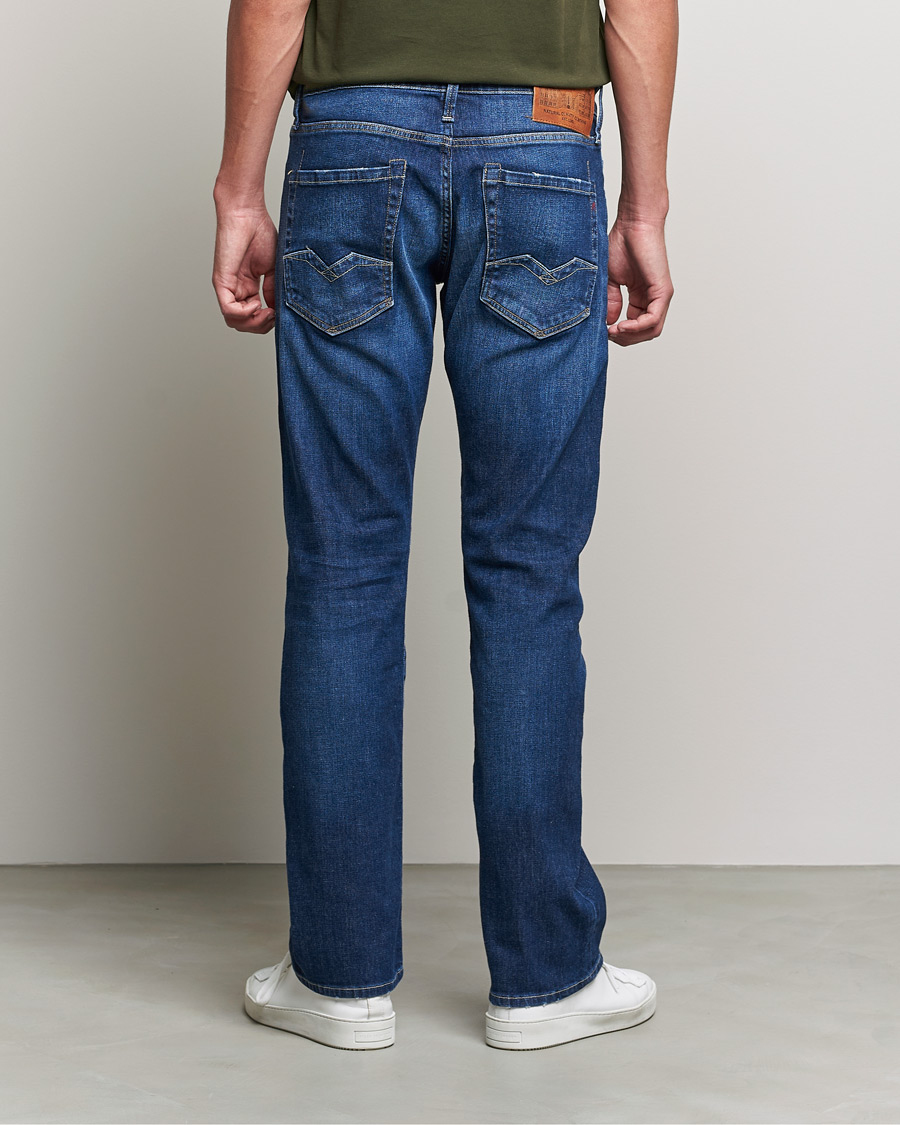 Heren | Jeans | Replay | Waitom Recycled Stretch Jeans Medium Blue