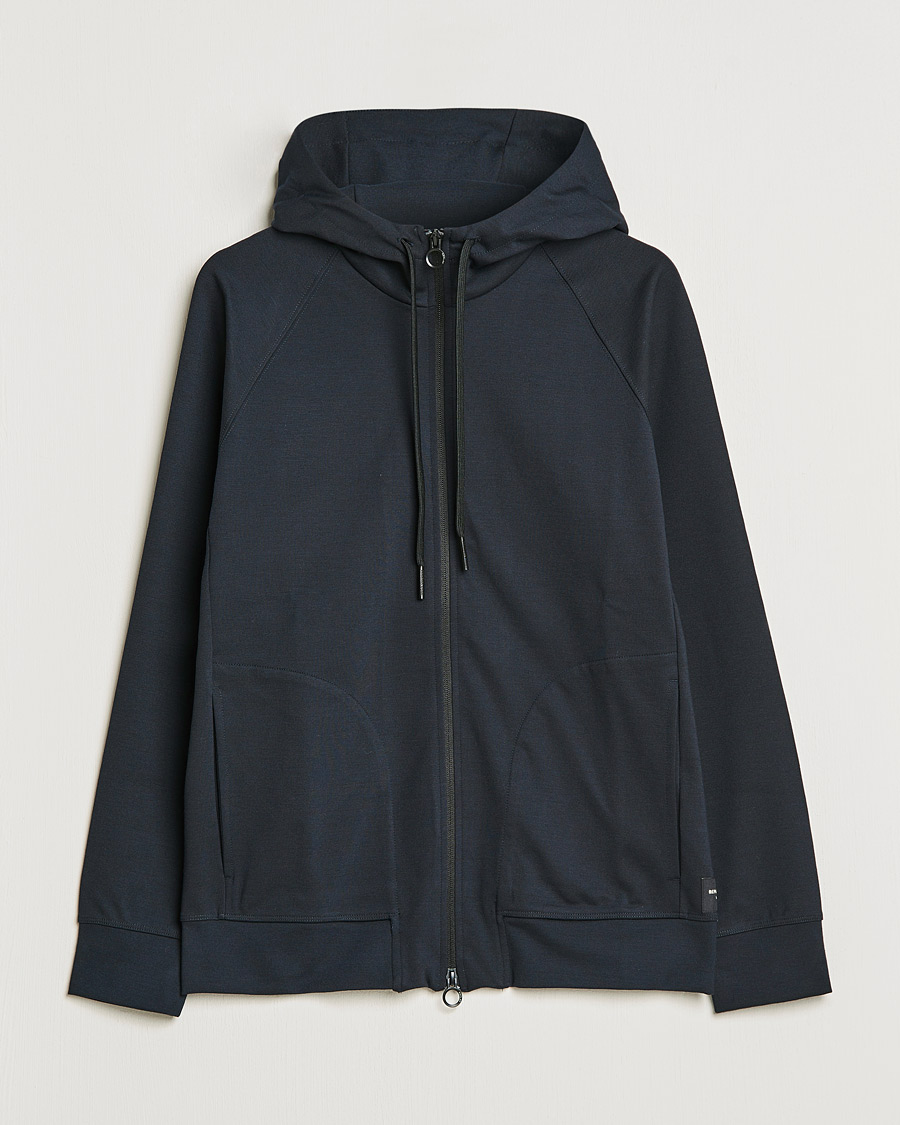 Heren | Truien | Replay | Sartoriale Shiny Full Zip Hoodie Dark Blue