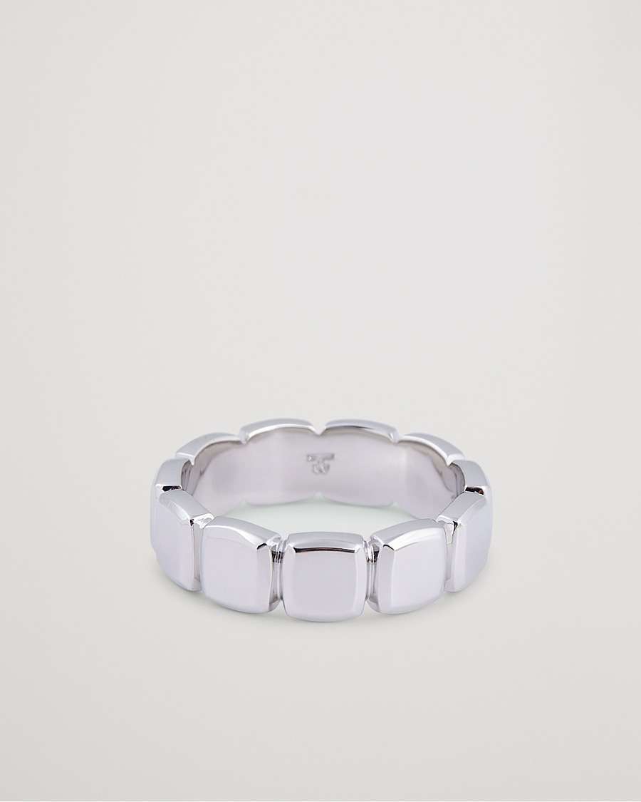 Heren | Tom Wood Cushion Band Ring Silver | Tom Wood | Cushion Band Ring Silver