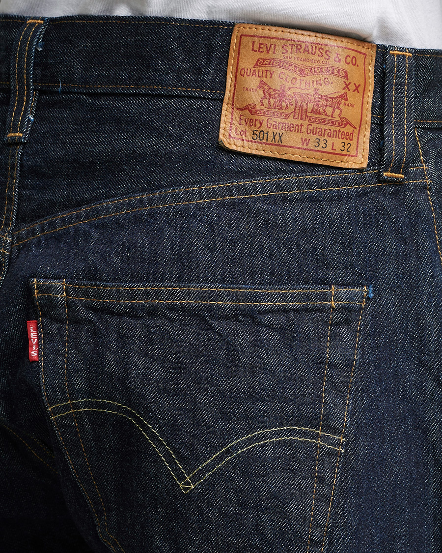Heren | Jeans | Levi's Vintage Clothing | 1947 Straight Slim Fit 501 Selvedge Jeans Fine Struttin
