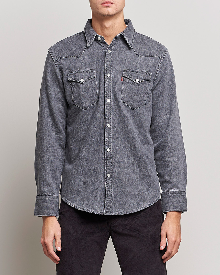 Homme | Chemises | Levi's | Barstow Western Standard Shirt Gray Stonewash
