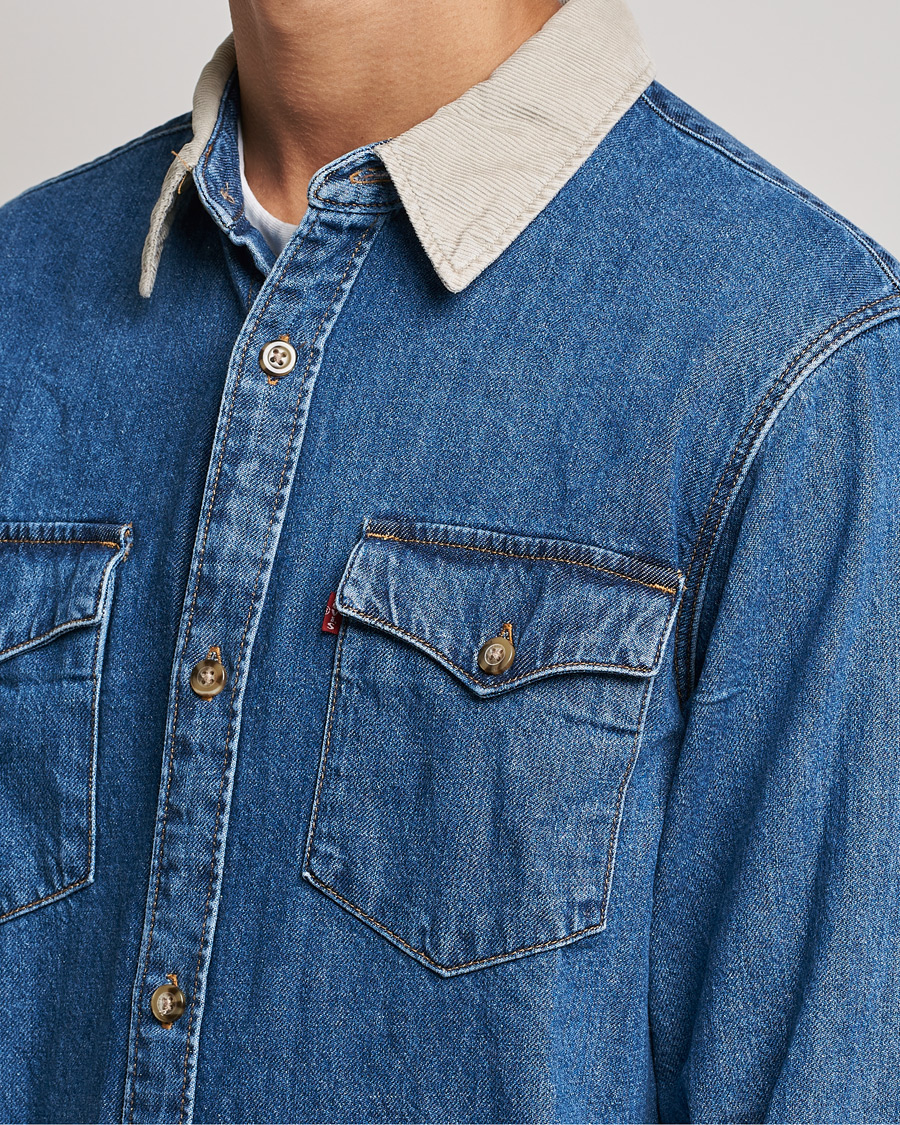 Homme | Chemises | Levi's | Relaxed Fit Western Shirt Blue Stone Wash