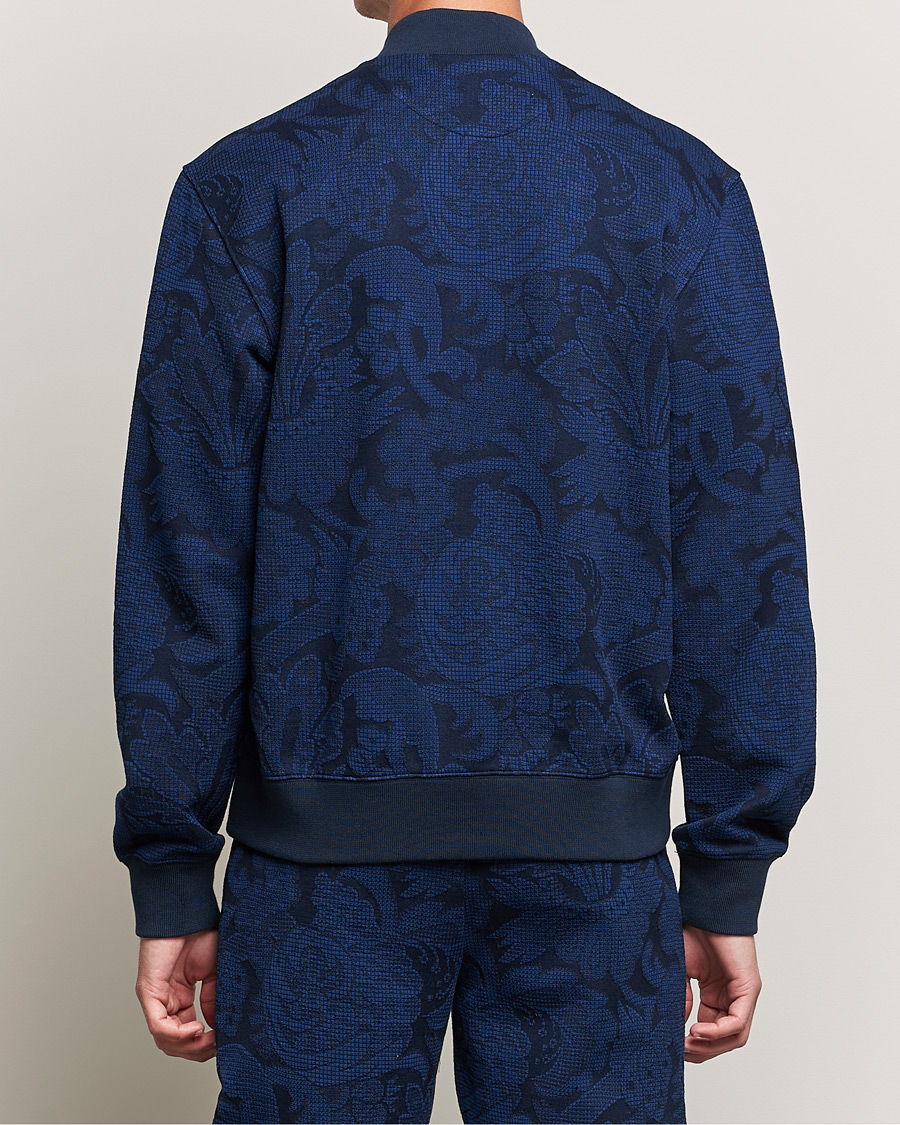 Homme | Pulls Et Tricots | Etro | Printed Bomber Sweat Navy