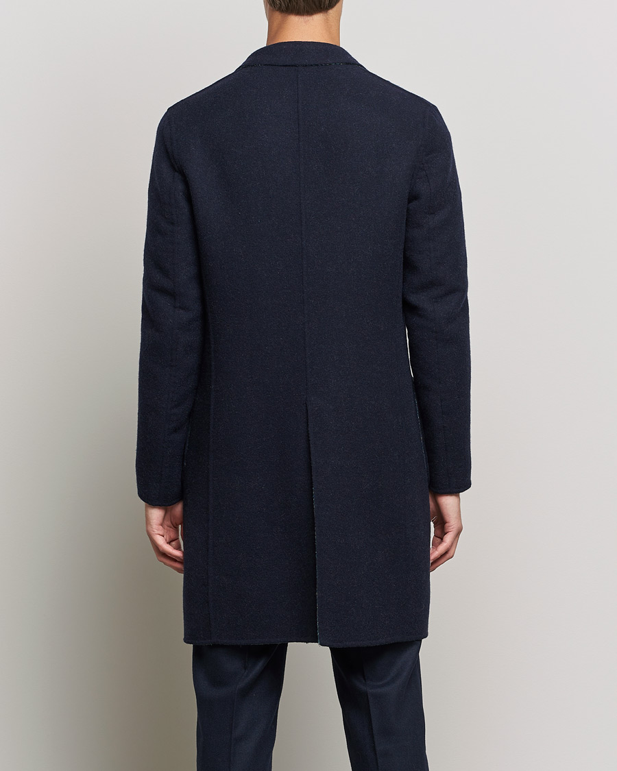 Heren | Jassen | Etro | Deconstructed Reversible Coat Navy