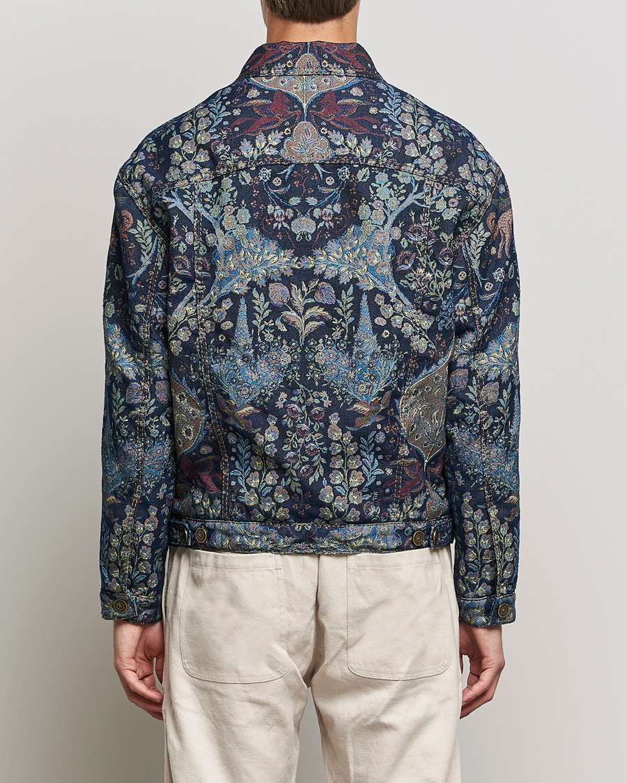 Heren | Jassen | Etro | Embroidered Denim Jacket Dark Blue