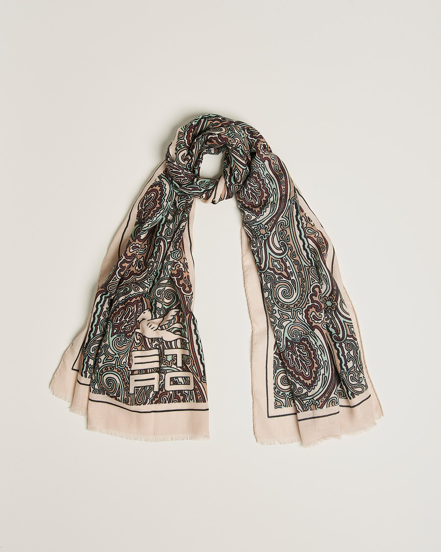 Heren | Etro Paisley Scarf Cream | Etro | Paisley Scarf Cream