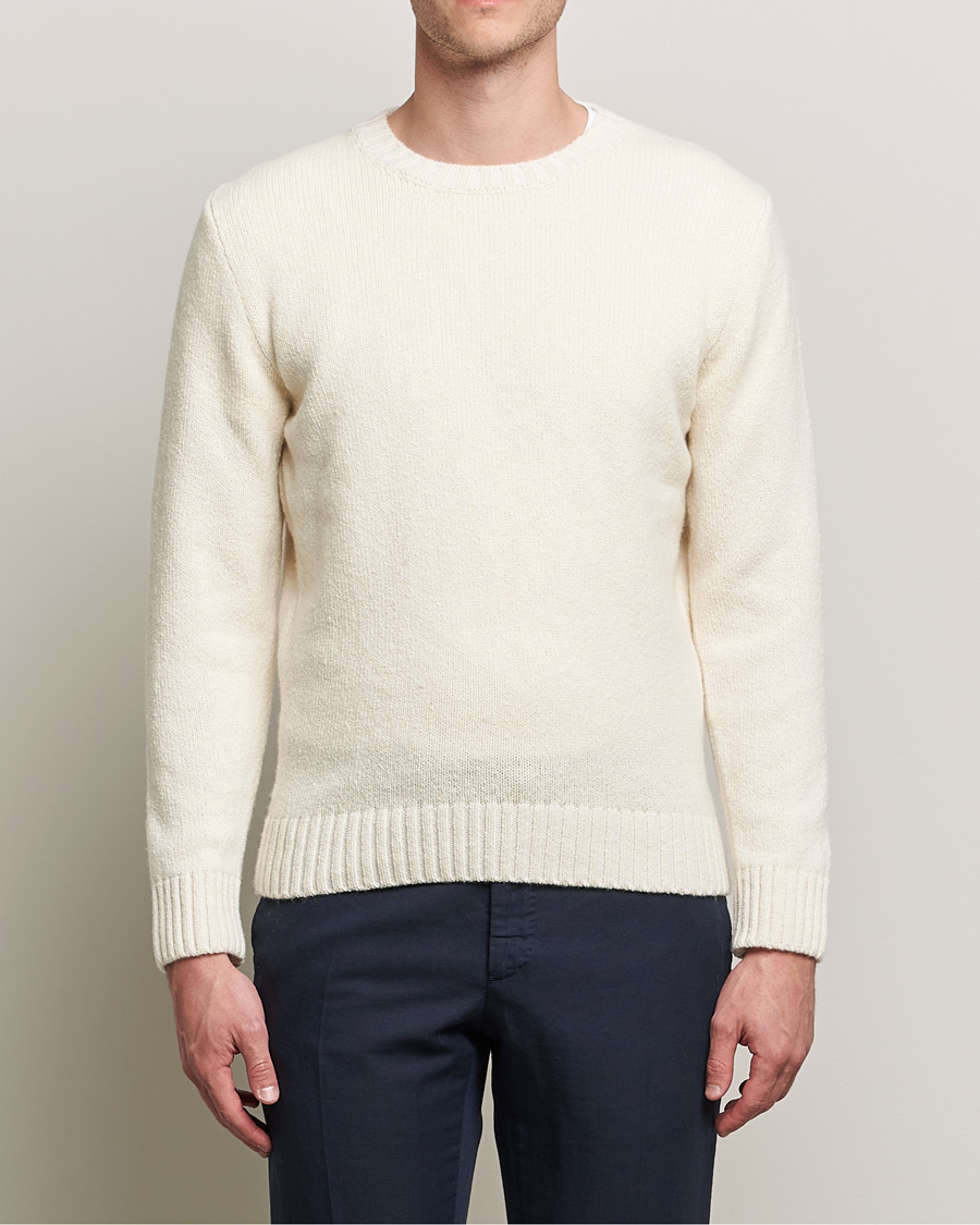 Homme | Pulls Et Tricots | Inis Meáin | Wool/Cashmere Crew Neck White