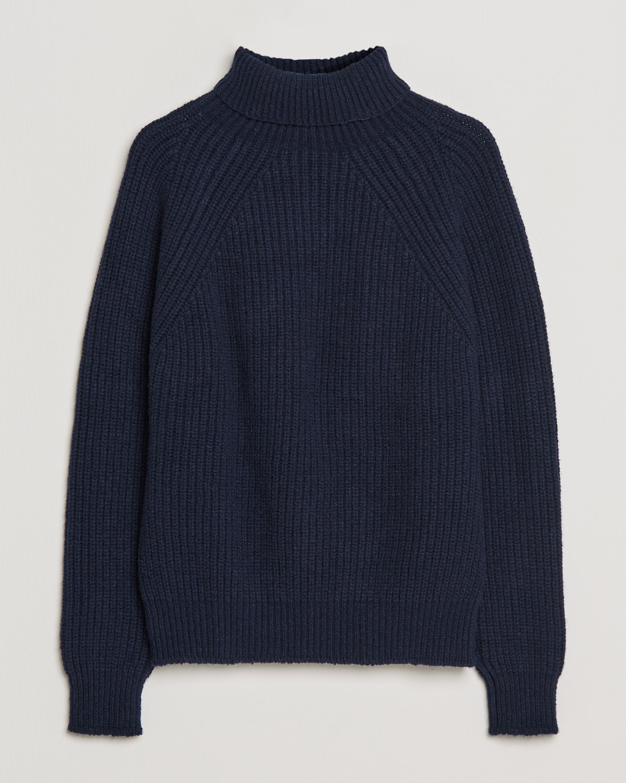 Homme | Pulls Et Tricots | Inis Meáin | Wool/Cashmere Boatbuilder Turtleneck Navy