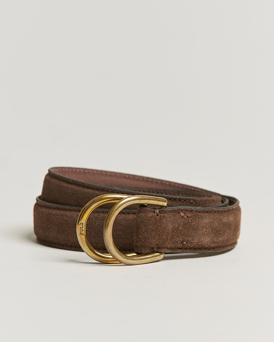 Homme | Polo Ralph Lauren Suede Belt Brown | Polo Ralph Lauren | Suede Belt Brown