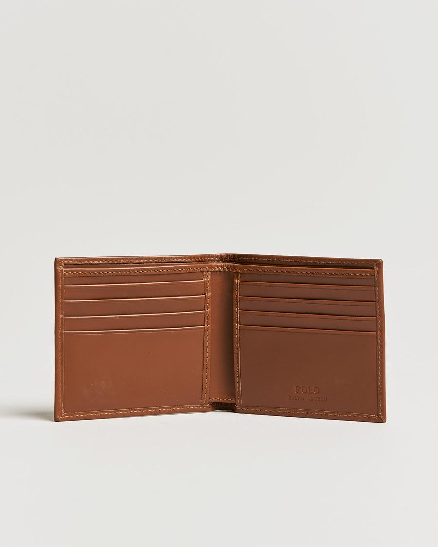Homme | Polo Ralph Lauren Bear Leather Billfold Wallet Tan | Polo Ralph Lauren | Bear Leather Billfold Wallet Tan