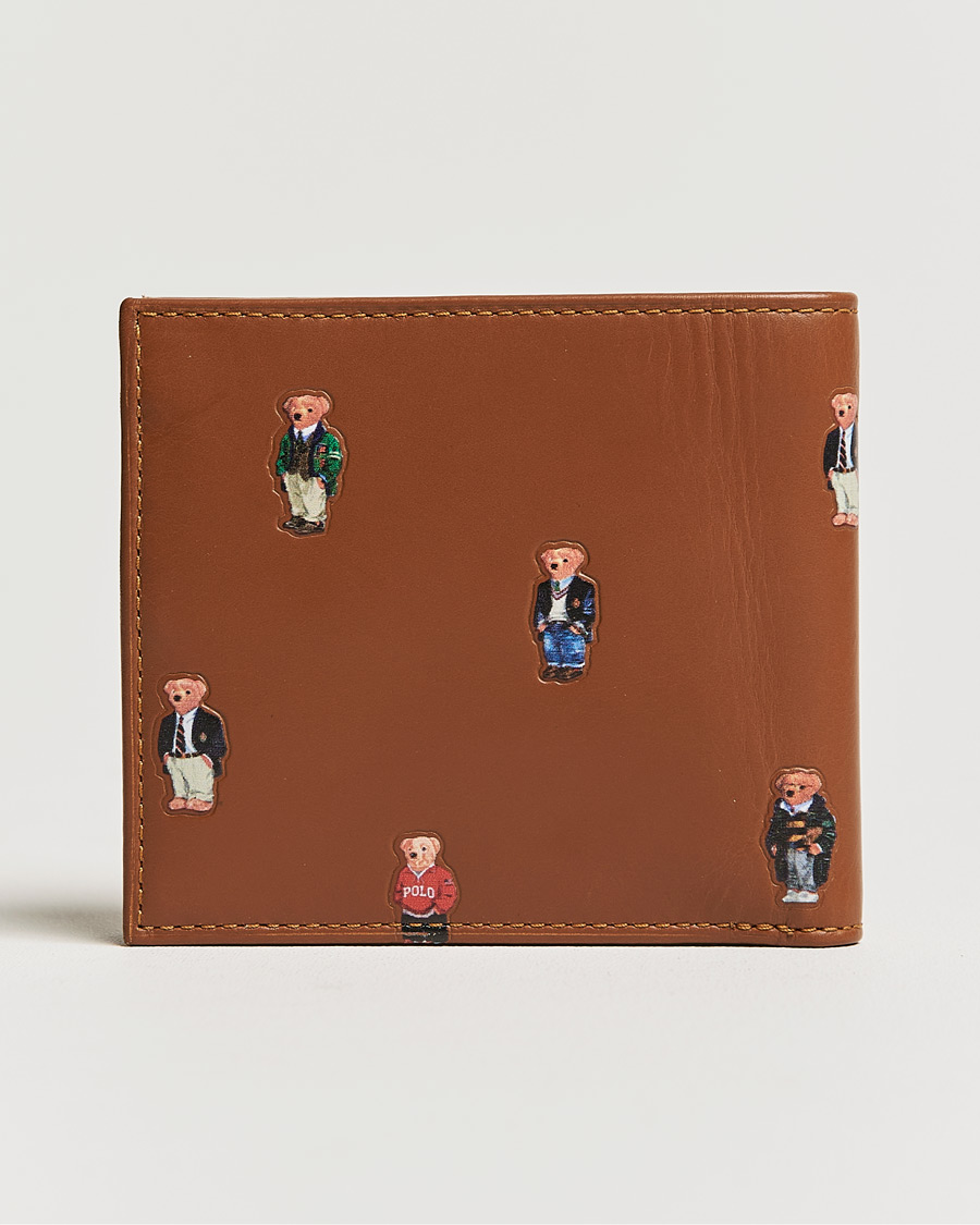 Homme | Polo Ralph Lauren Bear Leather Billfold Wallet Tan | Polo Ralph Lauren | Bear Leather Billfold Wallet Tan