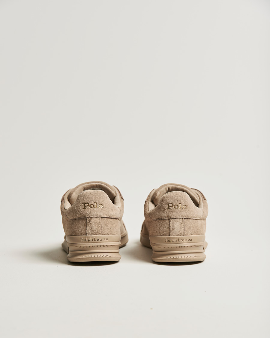 Homme | Polo Ralph Lauren Heritage Court Suede Sneaker Milkshake | Polo Ralph Lauren | Heritage Court Suede Sneaker Milkshake