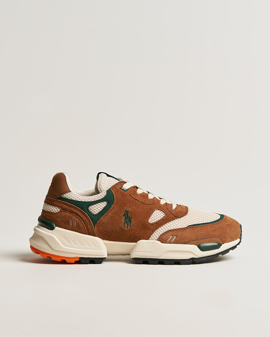 Heren | Polo Ralph Lauren Jogger Running Sneaker Teak | Polo Ralph Lauren | Jogger Running Sneaker Teak
