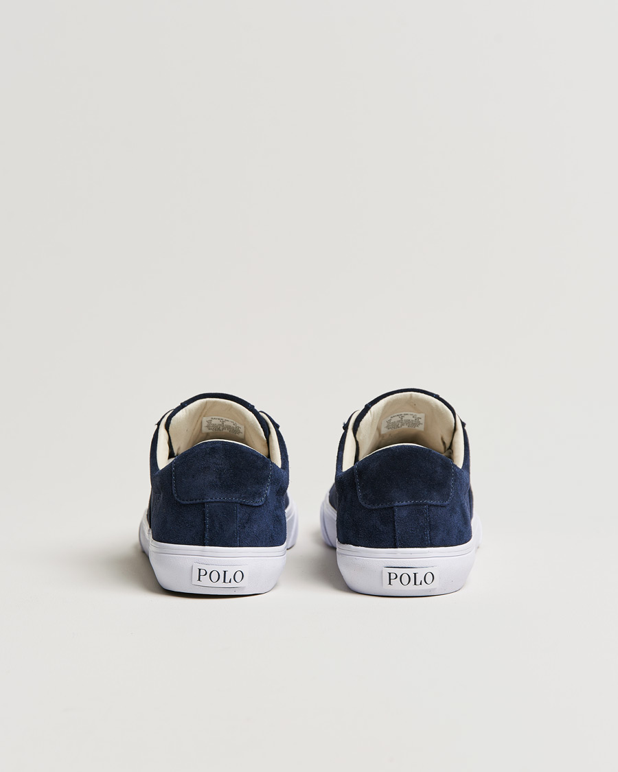 Heren | Polo Ralph Lauren Sayer Suede Sneaker Hunter Navy | Polo Ralph Lauren | Sayer Suede Sneaker Hunter Navy