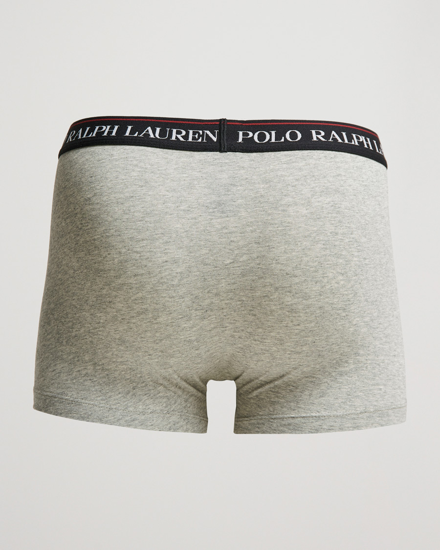 Heren | Ondergoed | Polo Ralph Lauren | 3-Pack Trunk Grey/Red Pony/Black
