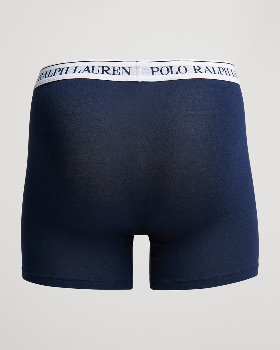 Heren | Ondergoed | Polo Ralph Lauren | 3-Pack Boxer Brief Navy/White/Navy Pony