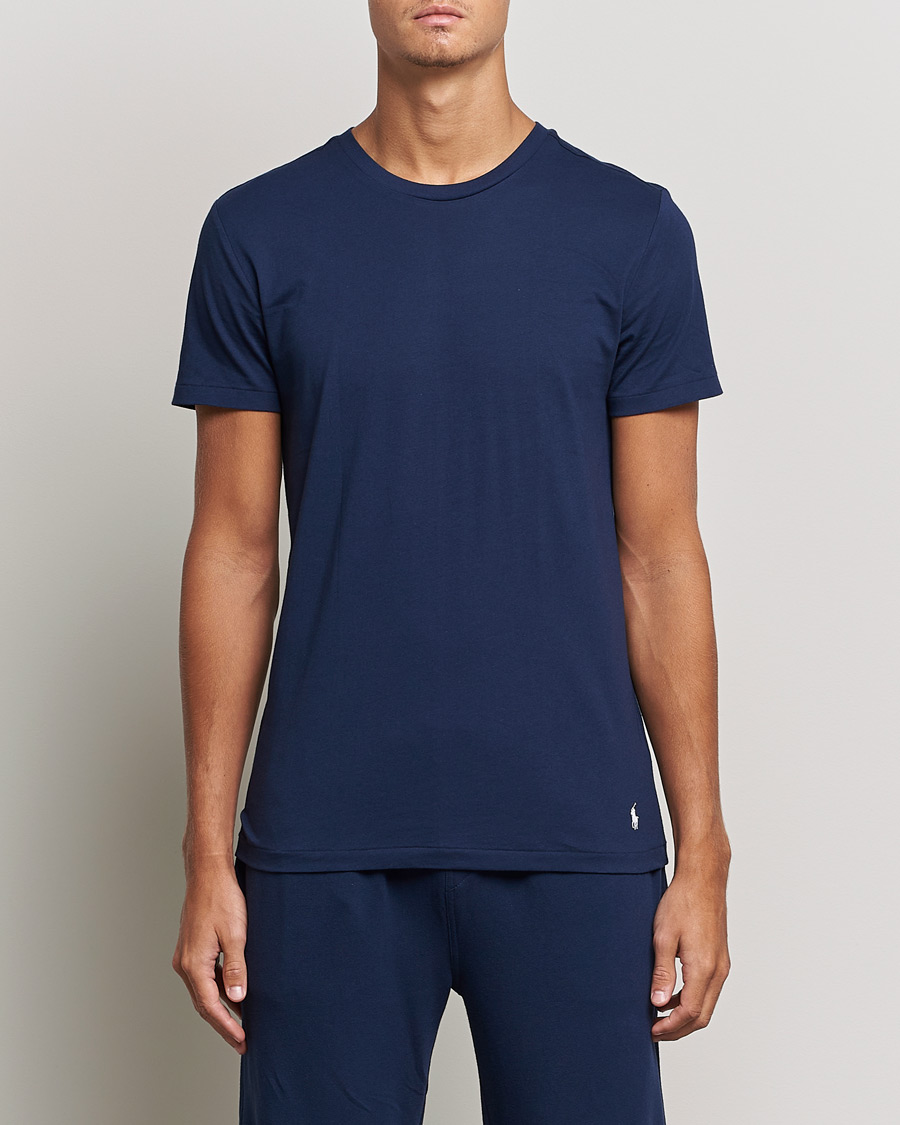 Heren | T-shirts | Polo Ralph Lauren | 3-Pack Crew Neck T-Shirt Navy