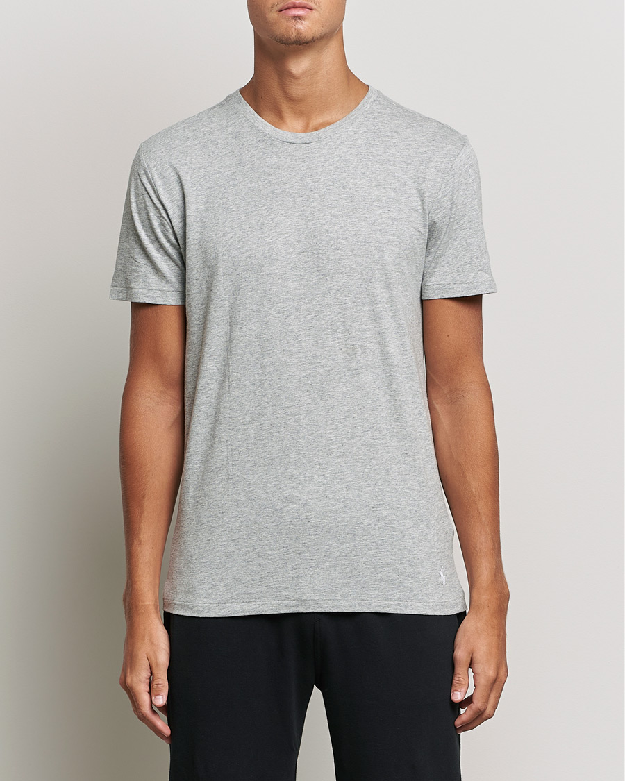 Heren | T-shirts | Polo Ralph Lauren | 3-Pack Crew Neck T-Shirt Andover Heather