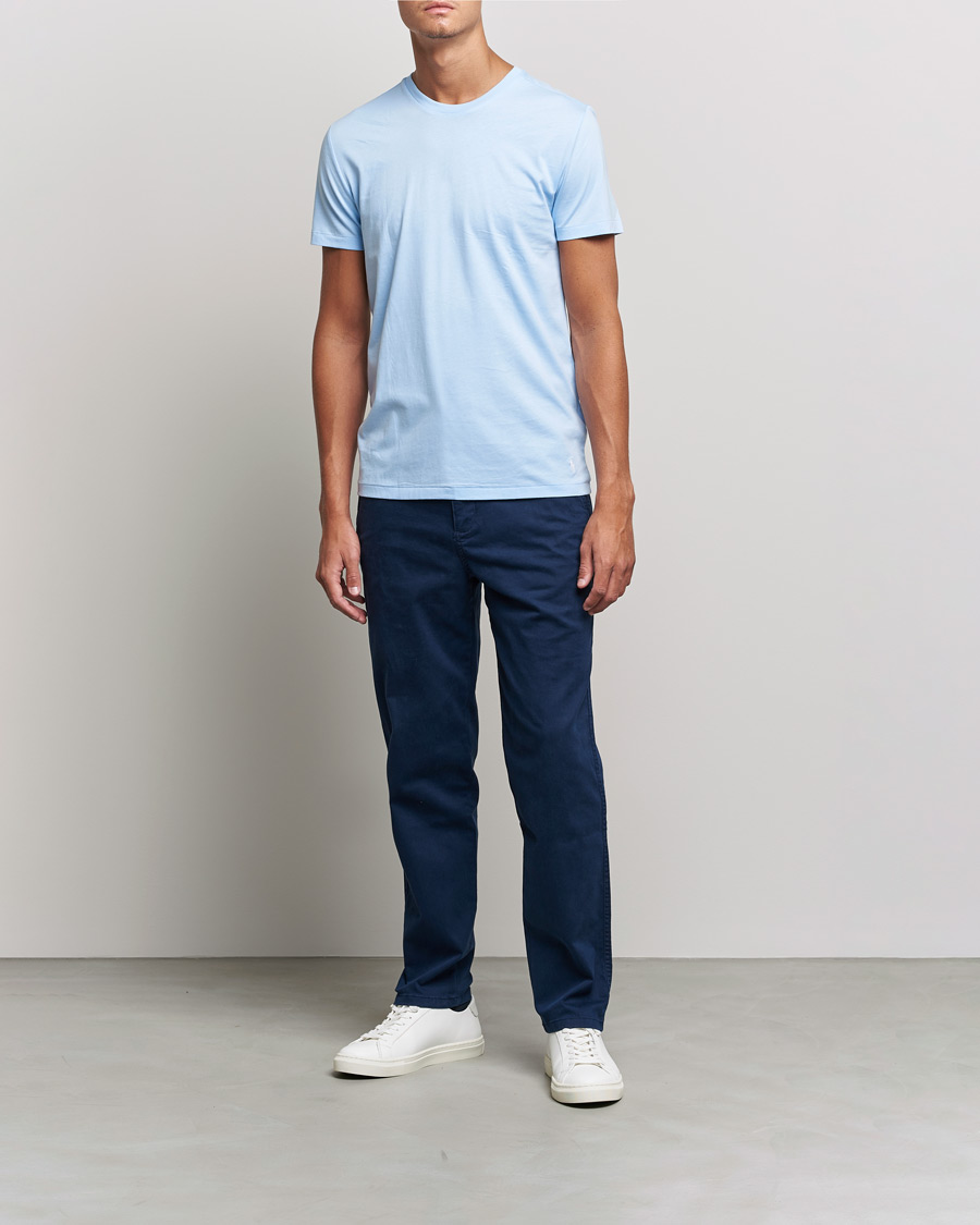 Heren | T-shirts | Polo Ralph Lauren | 3-Pack Crew Neck T-Shirt Navy/Light Navy/Elite Blue