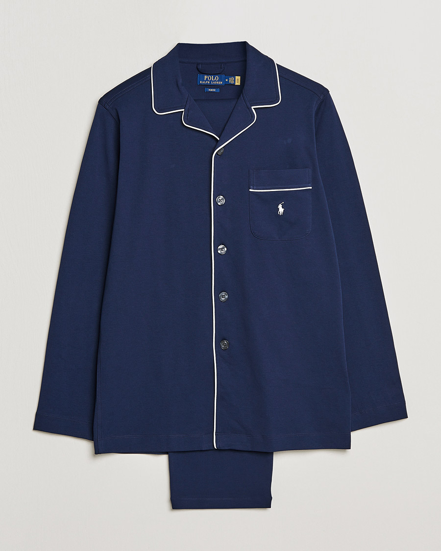 Heren | Pyjama's en gewaden | Polo Ralph Lauren | Cotton Pyjama Set Cruise Navy