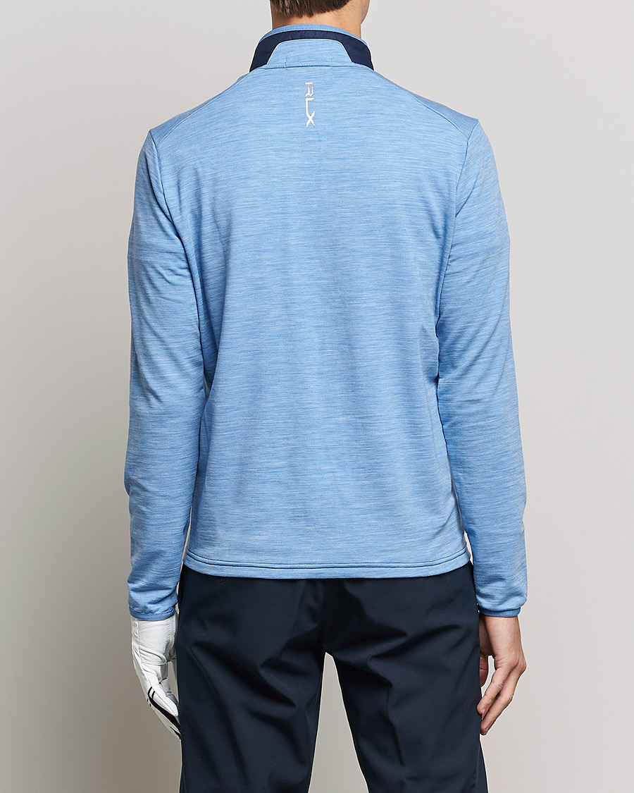 Homme | Pulls Et Tricots | RLX Ralph Lauren | Performance Wool Full Zip Hybrid Sweater Navy/Blue