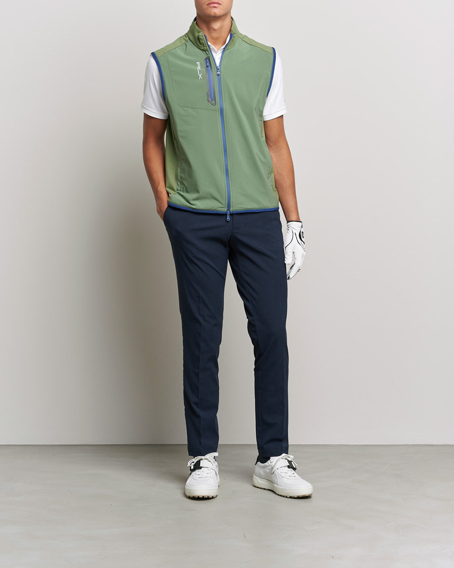 Homme | Manteaux Et Vestes | RLX Ralph Lauren | Techy Terry Vest Cargo Green/Light Navy