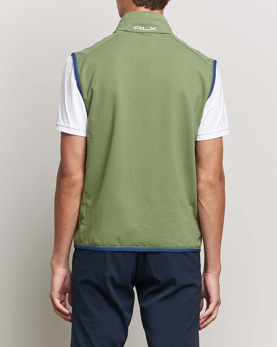 Homme | Manteaux Et Vestes | RLX Ralph Lauren | Techy Terry Vest Cargo Green/Light Navy
