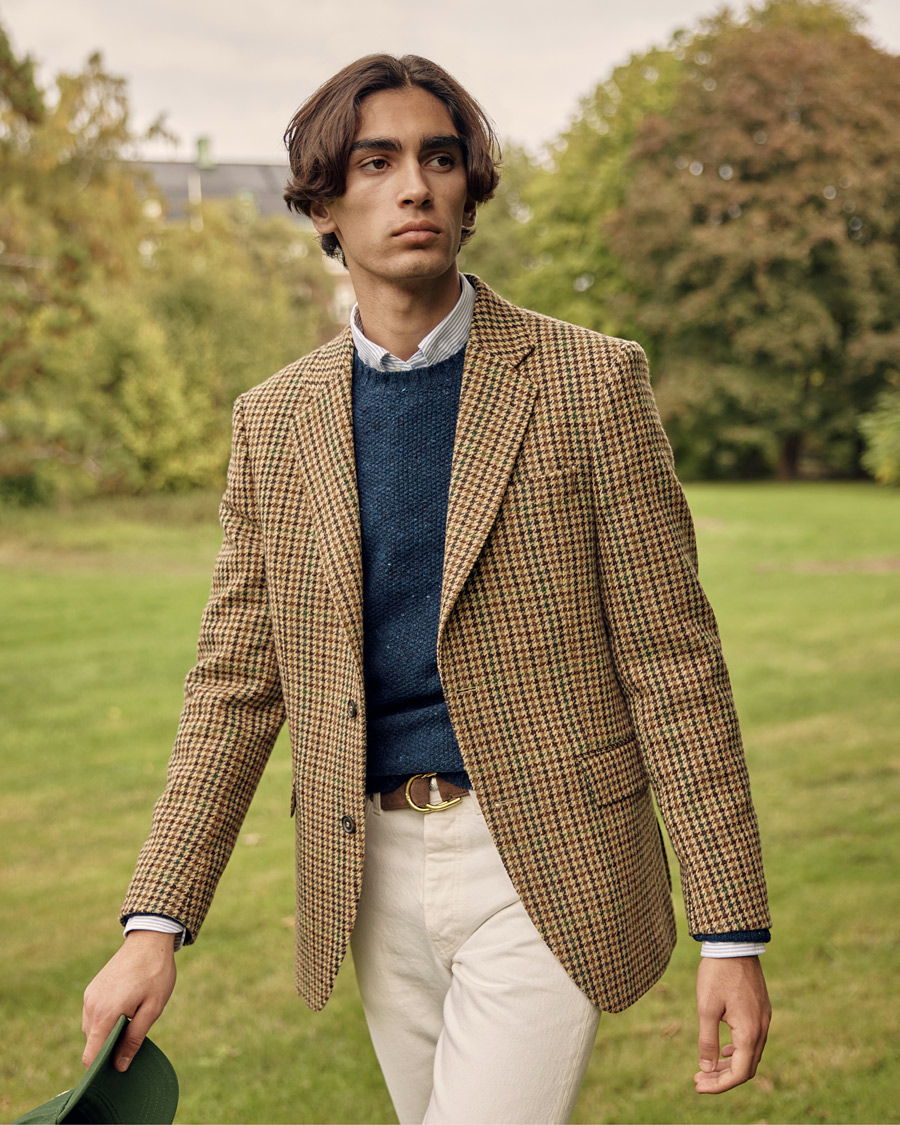 Homme | Pulls Et Tricots | Polo Ralph Lauren | Wool Donegal Knitted Sweater Navy