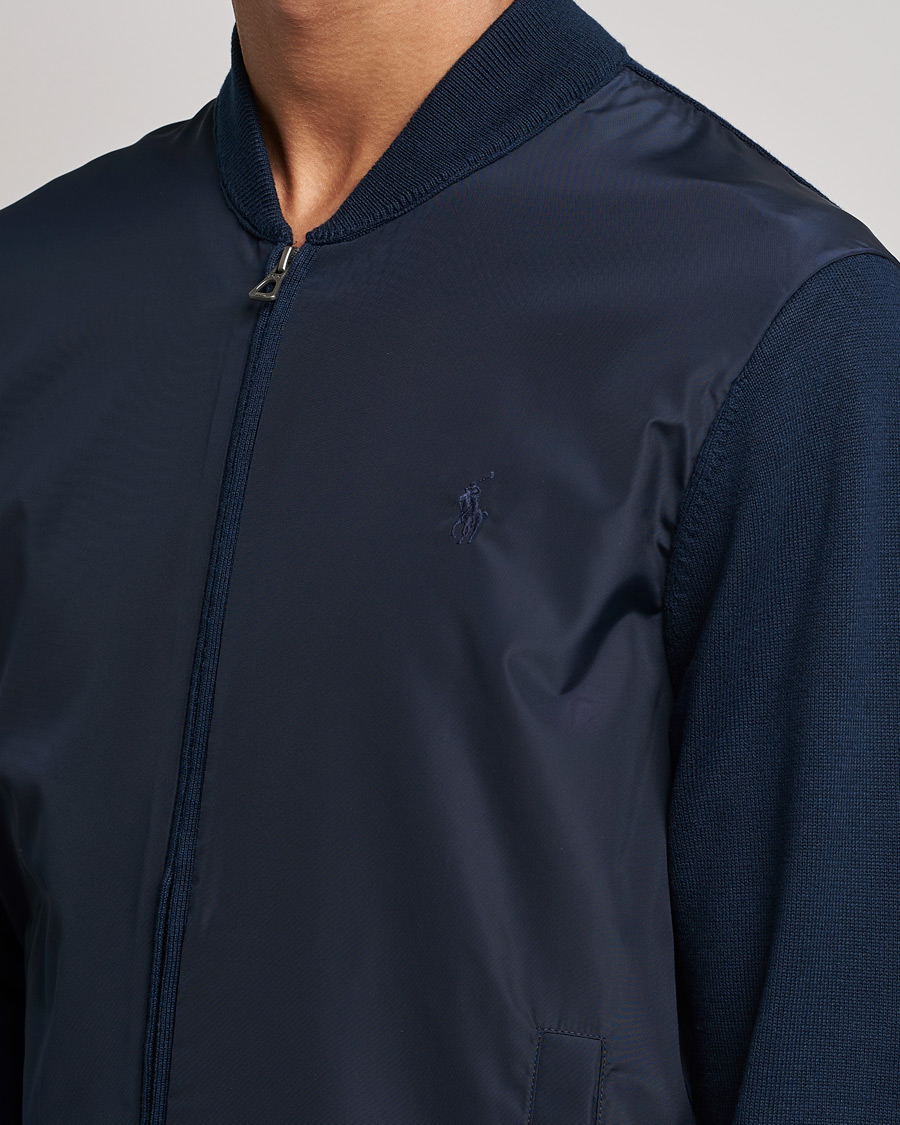 Heren | Truien | Polo Ralph Lauren | Cotton Hybrid Full-Zip Sweater Piper Navy