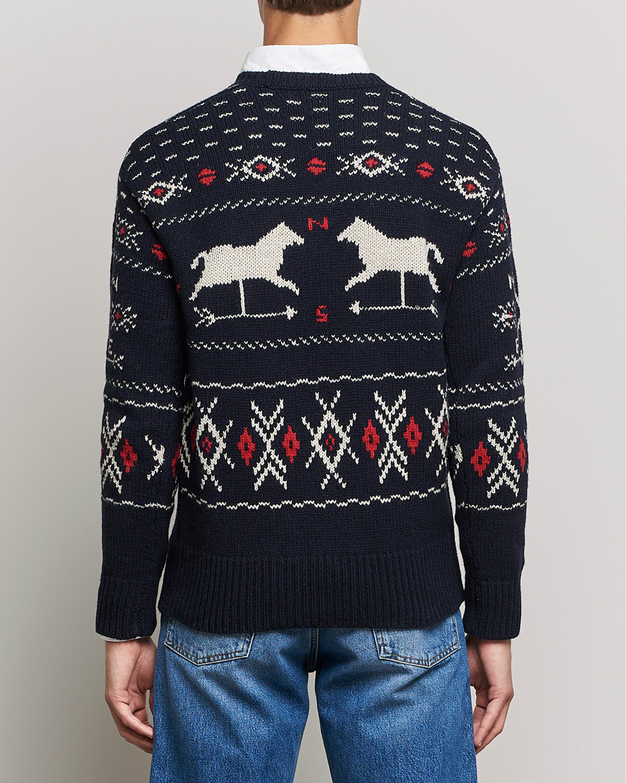 Homme | Pulls Et Tricots | Polo Ralph Lauren | Wool Winter Knitted Sweater Navy Multi