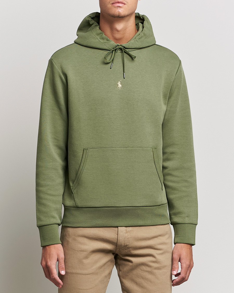 Homme | Pulls Et Tricots | Polo Ralph Lauren | Double Knit Logo Hoodie Army Olive