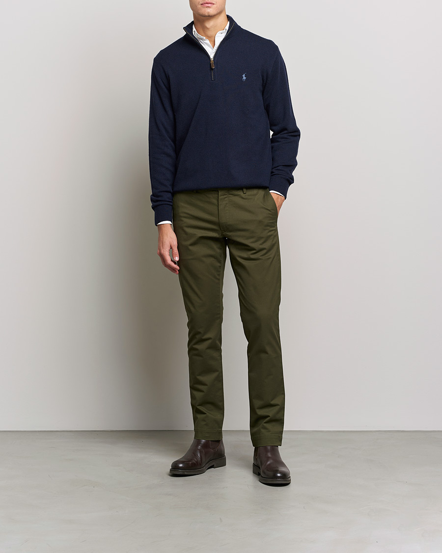 Heren | Broeken | Polo Ralph Lauren | Slim Fit Stretch Chinos Armadillo Green
