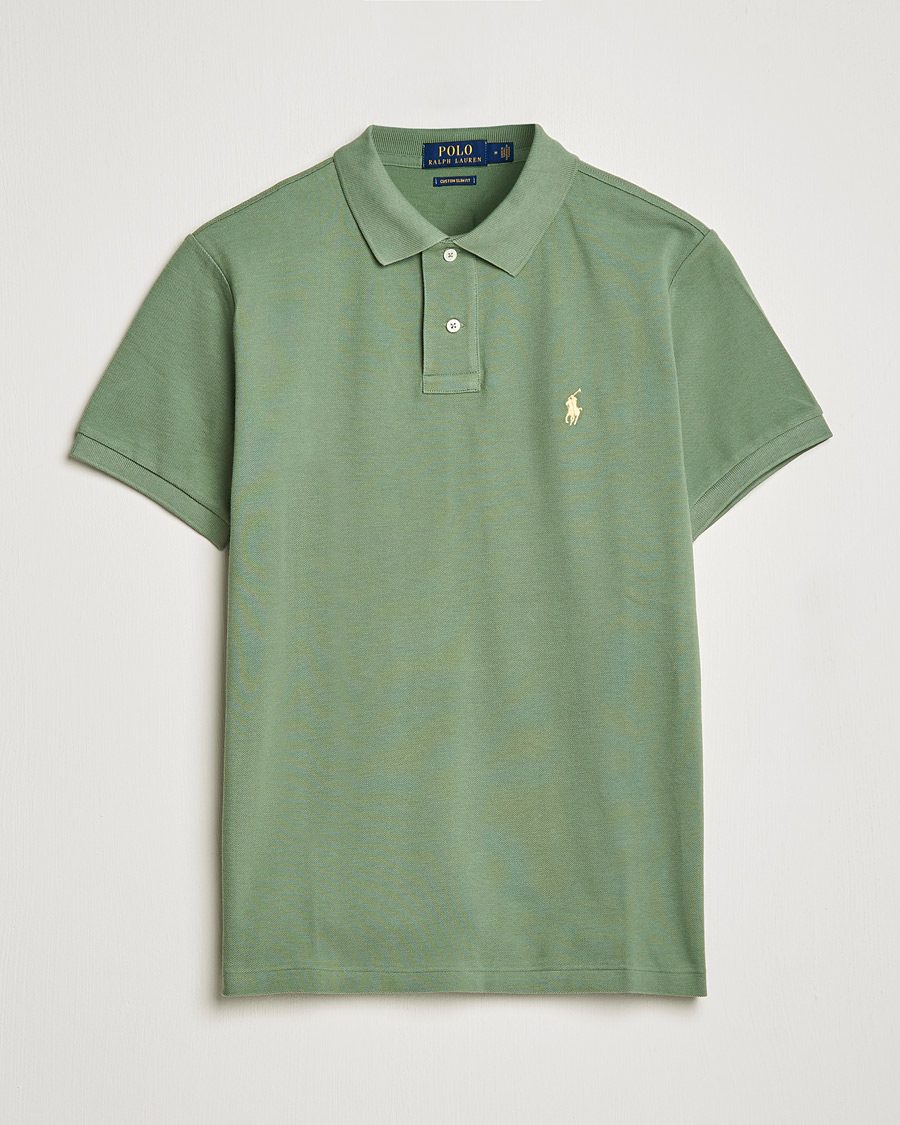 Heren | Polo's | Polo Ralph Lauren | Custom Slim Fit Polo Cargo Green