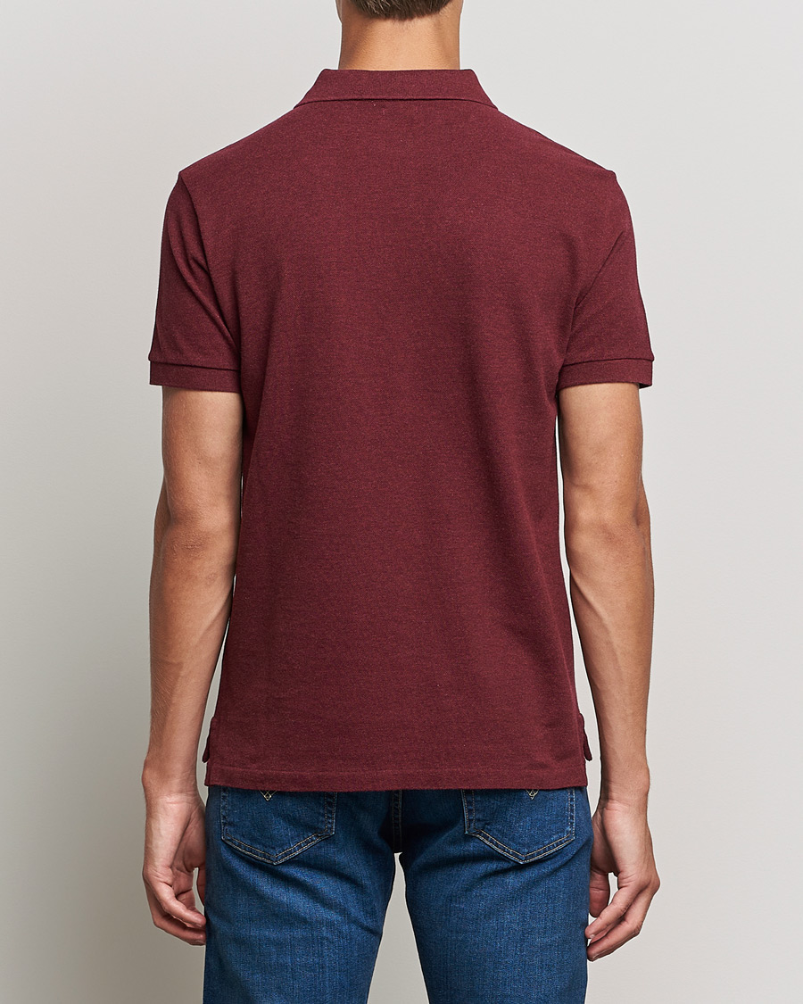 Homme | Polos | Polo Ralph Lauren | Custom Slim Fit Polo Spring Wine Heather