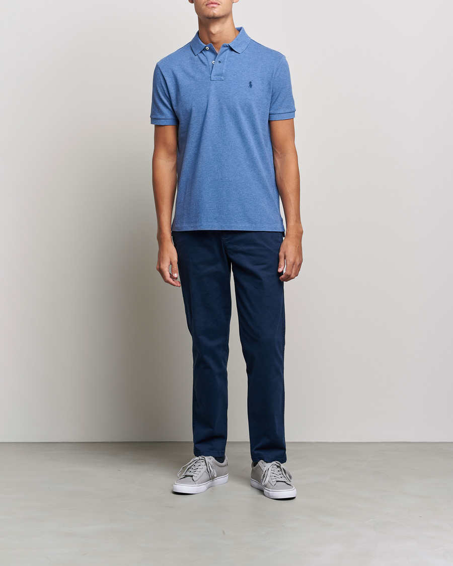 Homme | Polos | Polo Ralph Lauren | Custom Slim Fit Polo Bedford Heather