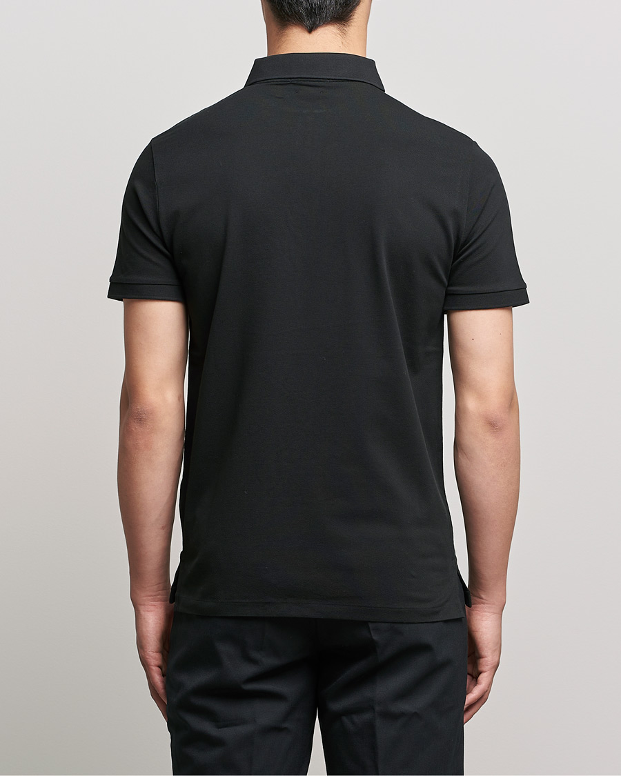 Homme | Polos | Polo Ralph Lauren | Custom Slim Fit Half Zip Polo Black