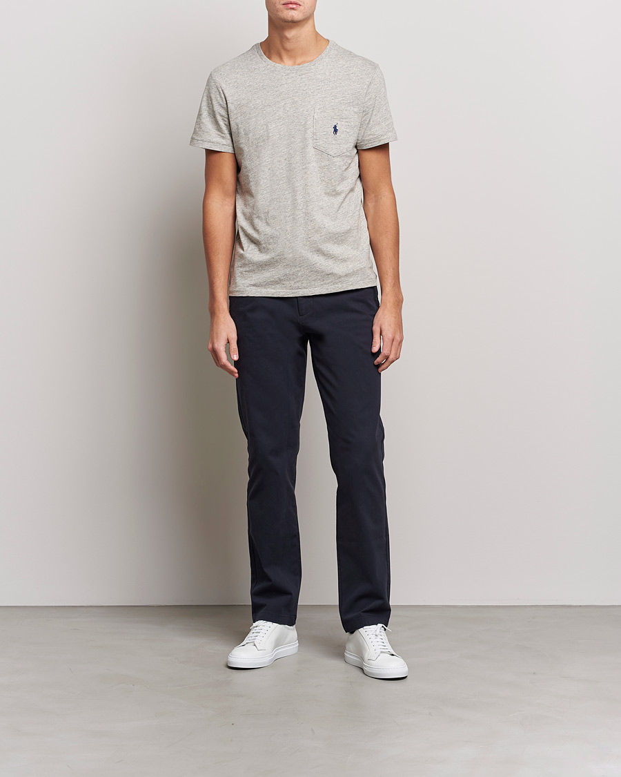 Homme | T-shirts | Polo Ralph Lauren | Slub Jersey Crew Neck Tee Loft Heather